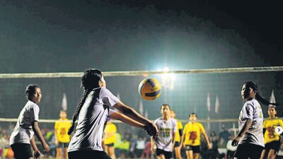 Assam’s Brahmaputra Volley League (BVL) is poles apart from the IPL or our ideas of what sports leagues are all about. (Instagram)
