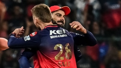 Virat Kohli and Phil Salt formed a solid opening pair for RCB this year. (AFP) Virat Kohli and Phil Salt formed a solid opening pair for RCB this year. (AFP)