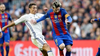 Cristiano Ronaldo and Lionel Messi were listed on Sportico's top-earning athletes list in 2024 (AP) Cristiano Ronaldo and Lionel Messi were listed on Sportico's top-earning athletes list in 2024 (AP)