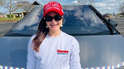 Controversial activist Valentina Gomez interrupts Muslim event, facing backlash and support from fellow MAGA supporters. (X/Valentina Gomez) Controversial activist Valentina Gomez interrupts Muslim event, facing backlash and support from fellow MAGA supporters. (X/Valentina Gomez)