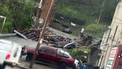 Photos show damage after severe storms wreak havoc in Pittsburgh (@MattStoltz1989/ X) Photos show damage after severe storms wreak havoc in Pittsburgh (@MattStoltz1989/ X)