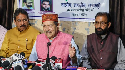 Jammu, Apr 29 (ANI): Rashtriya Swayamsevak Sangh (RSS) leader Indresh Kumar addresses a press conference, in Jammu on Tuesday. (ANI Photo) (Aman Sharma) Jammu, Apr 29 (ANI): Rashtriya Swayamsevak Sangh (RSS) leader Indresh Kumar addresses a press conference, in Jammu on Tuesday. (ANI Photo) (Aman Sharma)