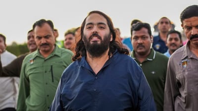 Anant Ambani will start his new role as Executive Director at Reliance on May 1. (PTI ) Anant Ambani will start his new role as Executive Director at Reliance on May 1. (PTI )