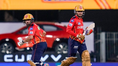 PBKS openers Priyansh Arya and Prabhsimran Singh put together a stand of 44 runs in 26 balls before the former fell to Khaleel Ahmed. (PTI) PBKS openers Priyansh Arya and Prabhsimran Singh put together a stand of 44 runs in 26 balls before the former fell to Khaleel Ahmed. (PTI)