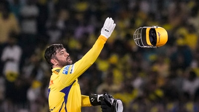 Chennai Super Kings became the first team to be ruled out of contention in the race for the IPL 2025 playoffs after a four-wicket defeat at home to Punjab Kings. The margin of defeat would've been much higher had PBKS not made a complete meal of chasing down six runs in the last two overs. (PTI) Chennai Super Kings became the first team to be ruled out of contention in the race for the IPL 2025 playoffs after a four-wicket defeat at home to Punjab Kings. The margin of defeat would've been much higher had PBKS not made a complete meal of chasing down six runs in the last two overs. (PTI)