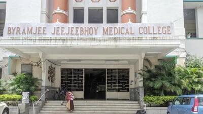 Pune, India - August 03, 2020: A view of B.J. Medical College in Pune, India, on Monday, August 03, 2020. (Photo by Shankar Narayan/HT PHOTO) Pune, India - August 03, 2020: A view of B.J. Medical College in Pune, India, on Monday, August 03, 2020. (Photo by Shankar Narayan/HT PHOTO)
