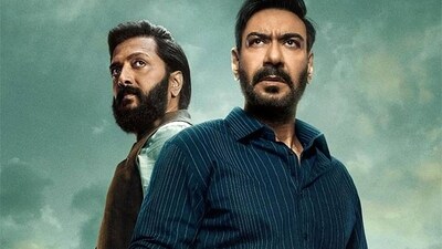 Raid 2 advance booking: Riteish Deshmukh and Ajay Devgn in a still from the film. Raid 2 advance booking: Riteish Deshmukh and Ajay Devgn in a still from the film.