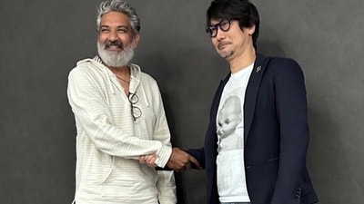 When SS Rajamouli met game designer Hideo Kojima in 2022. When SS Rajamouli met game designer Hideo Kojima in 2022.