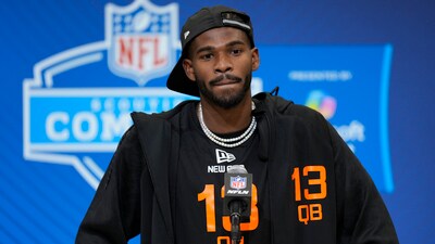 Jax Ulbrich prank-called Shedeur Sanders during the National Football League (NFL) Draft on April 25. (AP)