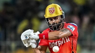 Shreyas Iyer soldiered on and scored 72 in 41 balls. He couldn't finish the job for CSK though. (AFP) Shreyas Iyer soldiered on and scored 72 in 41 balls. He couldn't finish the job for CSK though. (AFP)