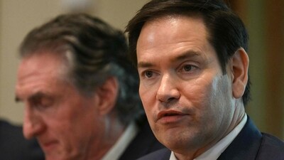 US secretary of state Marco Rubio urged both India and Pakistan to work towards maintaining peace and security after tensions flared between the neighbouring nations. (AFP) US secretary of state Marco Rubio urged both India and Pakistan to work towards maintaining peace and security after tensions flared between the neighbouring nations. (AFP)