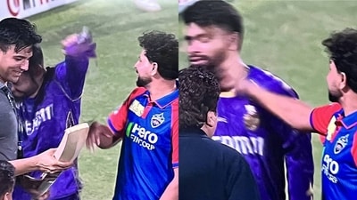 Kuldeep Yadav slapped Rinku Singh twice after DC vs KKR Kuldeep Yadav slapped Rinku Singh twice after DC vs KKR