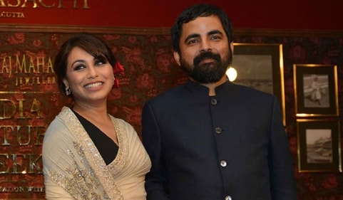 Rani Mukerji and Sabyasachi Mukherjee