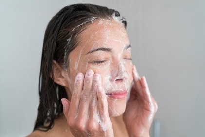 You have to be an ardent follower of a cleansing routine to banish acne during summers. (Shutterstock) You have to be an ardent follower of a cleansing routine to banish acne during summers. (Shutterstock)