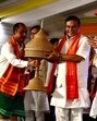 Home minister Amit Shah at an event to unveil a statue of Upendra Nath Brahma, the patriarch of Assam’s Bodo community, and name a road after him. (FILE) Home minister Amit Shah at an event to unveil a statue of Upendra Nath Brahma, the patriarch of Assam’s Bodo community, and name a road after him. (FILE)
