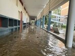 The water inundation caused significant losses, with chemicals and laboratory equipment worth millions of rupees destroyed