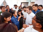 Lok Sabha LoP and Congress MP Rahul Gandhi meets with the family members of Shubham Dwivedi, who lost his life in the Pahalgam terror attack, in Kanpur on Wednesday. Lok Sabha LoP and Congress MP Rahul Gandhi meets with the family members of Shubham Dwivedi, who lost his life in the Pahalgam terror attack, in Kanpur on Wednesday.