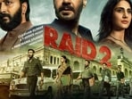 Raid 2 movie review: Riteish Deshmukh, Ajay Devgn and Vaani Kapoor in the movie.