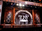 FILE - A view of the stage appears before the start of the 75th annual Tony Awards on Sunday, June 12, 2022, at Radio City Music Hall in New York. (Photo by Charles Sykes/Invision/AP, File) FILE - A view of the stage appears before the start of the 75th annual Tony Awards on Sunday, June 12, 2022, at Radio City Music Hall in New York. (Photo by Charles Sykes/Invision/AP, File)