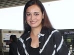 Dia Mirza wows in a neutral ensemble that's cozy and chic.
