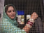 Minal Khan, a Pakistani national married in India, is being brought to the Integrated Check Post (ICP) at the Attari-Wagah border from Jammu by the Jammu and Kashmir Police to send her back to her country, near Amritsar, Tuesday, April 29, 2025.
Minal Khan, a Pakistani national married in India, is being brought to the Integrated Check Post (ICP) at the Attari-Wagah border from Jammu by the Jammu and Kashmir Police to send her back to her country, near Amritsar, Tuesday, April 29, 2025.