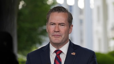 National Security Advisor Mike Waltz speaks during a television interview at the White House, Thursday, May 1, 2025, in Washington. (AP Photo/Alex Brandon) (AP) National Security Advisor Mike Waltz speaks during a television interview at the White House, Thursday, May 1, 2025, in Washington. (AP Photo/Alex Brandon) (AP)