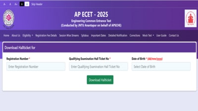 AP ECET Hall Ticket 2025 released at cets.apsche.ap.gov.in, download link here