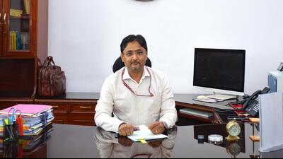 Arvind Shrivastava after taking charge as India’s next revenue secretary. (Finance Ministry) Arvind Shrivastava after taking charge as India’s next revenue secretary. (Finance Ministry)