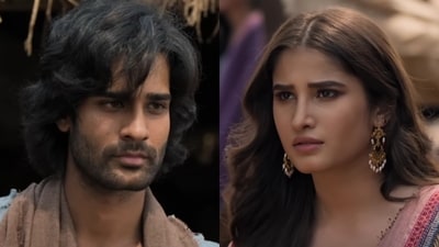 Aaman Devgan and Rasha Thadani in Azaad