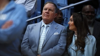 Bill Belichick and his girlfriend Jordon Hudson. What is the legendary coach's net worth? (Getty Images via AFP) Bill Belichick and his girlfriend Jordon Hudson. What is the legendary coach's net worth? (Getty Images via AFP)