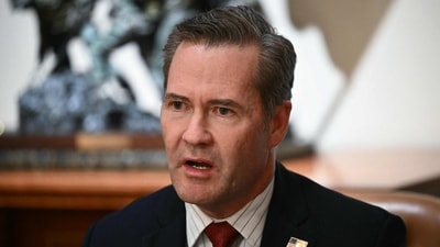 (FILES) US National Security Advisor Mike Waltz speaks during a meeting with US President Donald Trump and US Ambassadors in the Cabinet Room of the White House in Washington, DC, on March 25, 2025. Waltz is to leave his post following a scandal in which a journalist was accidentally included on a chat between officials about air strikes on Yemen, US media reported May 1, 2025. Waltz and his deputy Alex Wong were both set to leave, CBS News reported, while Fox News said Trump was expected to comment on the matter soon. The White House did not immediately comment. (Photo by Mandel NGAN / AFP) (AFP) (FILES) US National Security Advisor Mike Waltz speaks during a meeting with US President Donald Trump and US Ambassadors in the Cabinet Room of the White House in Washington, DC, on March 25, 2025. Waltz is to leave his post following a scandal in which a journalist was accidentally included on a chat between officials about air strikes on Yemen, US media reported May 1, 2025. Waltz and his deputy Alex Wong were both set to leave, CBS News reported, while Fox News said Trump was expected to comment on the matter soon. The White House did not immediately comment. (Photo by Mandel NGAN / AFP) (AFP)