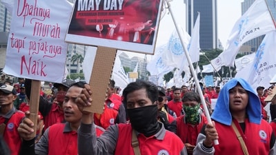 Since then, Labour Day has grown into a global event. Millions of people take part in marches, rallies, and other events to honour workers and ask for their rights. (AP) Since then, Labour Day has grown into a global event. Millions of people take part in marches, rallies, and other events to honour workers and ask for their rights. (AP)