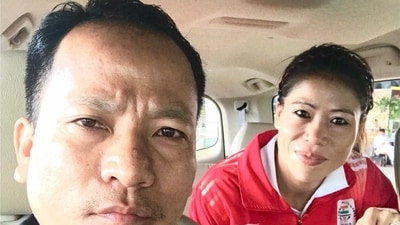 Mary Kom and Onler have divorced under Kom customary law. They got married in 2005. Mary Kom and Onler have divorced under Kom customary law. They got married in 2005.