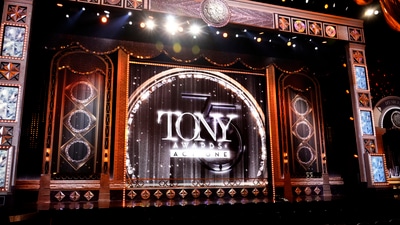 FILE - A view of the stage appears before the start of the 75th annual Tony Awards on Sunday, June 12, 2022, at Radio City Music Hall in New York. (Photo by Charles Sykes/Invision/AP, File) (Charles Sykes/Invision/AP) FILE - A view of the stage appears before the start of the 75th annual Tony Awards on Sunday, June 12, 2022, at Radio City Music Hall in New York. (Photo by Charles Sykes/Invision/AP, File) (Charles Sykes/Invision/AP)