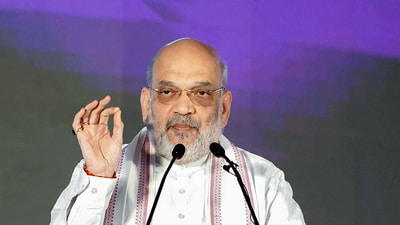Union home minister Amit Shah was speaking at an event in Delhi. (ANI) Union home minister Amit Shah was speaking at an event in Delhi. (ANI)