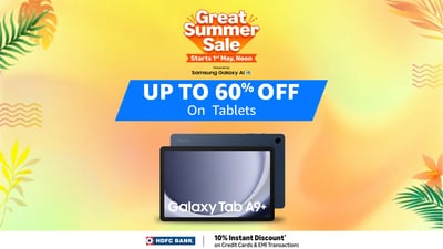 Massive tablet discounts on Android and iPads in Amazon’s Summer Sale. Massive tablet discounts on Android and iPads in Amazon’s Summer Sale.