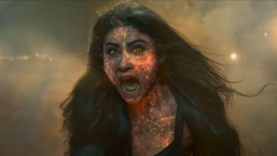 The Bhootnii movie review: Mouni Roy stars as the titular ghost in the film.