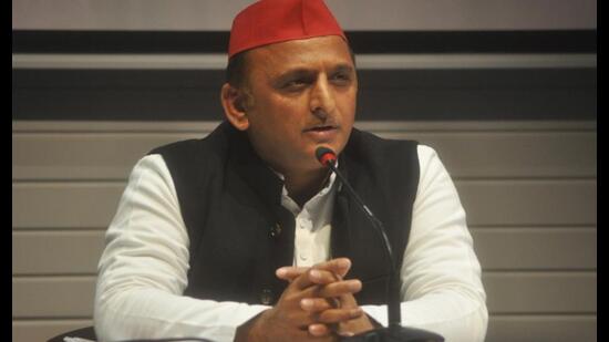 Samajwadi Party president Akhilesh Yadav. (HT file)