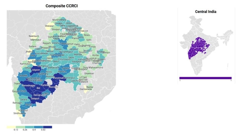 Mapping of Composite Climate Change Resilience Capacity Index (CCRCI) Mapping of Composite Climate Change Resilience Capacity Index (CCRCI)