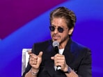 Bollywood actor Shah Rukh Khan speaks during a session titled The Journey: From Outsider to Ruler at the World Audio Visual and Entertainment Summit (WAVES) 2025, in Mumbai, Thursday, May 1, 2025. (PTI Photo)
Bollywood actor Shah Rukh Khan speaks during a session titled The Journey: From Outsider to Ruler at the World Audio Visual and Entertainment Summit (WAVES) 2025, in Mumbai, Thursday, May 1, 2025. (PTI Photo)