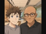 Sam Altman shared this photo of a Ghibli-fied Satya Nadella. Sam Altman shared this photo of a Ghibli-fied Satya Nadella.
