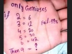  A maths brain teaser puzzled the internet with tricky number patterns.