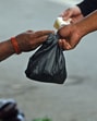 Shopkeepers using plastic bags after banning plastics at Bandra in Mumbai, India, on Wednesday , June 27, 2018. (/HT Photo) Shopkeepers using plastic bags after banning plastics at Bandra in Mumbai, India, on Wednesday , June 27, 2018. (/HT Photo)