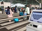 The Indira Gandhi International Airport (IGIA) is the country's largest and busiest airport, handling around 1,300 flight movements daily. The Indira Gandhi International Airport (IGIA) is the country's largest and busiest airport, handling around 1,300 flight movements daily.
