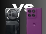 Nothing Phone 3a Pro (left), Motorola Edge 60 Pro (right).