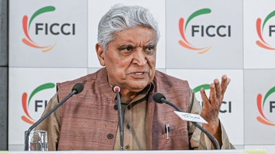 Screenwriter and lyricist Javed Akhtar speaks during the World Intellectual Property Day 2025 celebrations in New Delhi on Tuesday. (ANI Photo/Jitender Gupta) (Jitender Gupta) Screenwriter and lyricist Javed Akhtar speaks during the World Intellectual Property Day 2025 celebrations in New Delhi on Tuesday. (ANI Photo/Jitender Gupta) (Jitender Gupta)