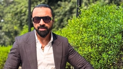 Ajaz Khan of Bigg Boss fame summoned by National Commission for Women (NCW) after an objectionable clip from the reality show “House Arrest” went viral. (X/@imajazkhan) Ajaz Khan of Bigg Boss fame summoned by National Commission for Women (NCW) after an objectionable clip from the reality show “House Arrest” went viral. (X/@imajazkhan)