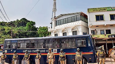 Authorities issued prohibitory orders under section 163 of BNSS. (PTI) Authorities issued prohibitory orders under section 163 of BNSS. (PTI)
