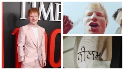 Earlier this year, Ed Sheeran was in India for his Mathematics Tour. Earlier this year, Ed Sheeran was in India for his Mathematics Tour.