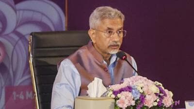 External affairs minister, S Jaishankar on Friday said that as the world comes closer, people could contemplate both a global workplace and a global workforce. (@DrSJaishankar) External affairs minister, S Jaishankar on Friday said that as the world comes closer, people could contemplate both a global workplace and a global workforce. (@DrSJaishankar)